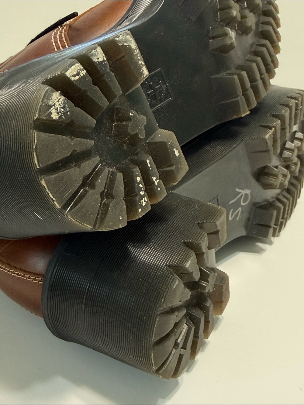 Dr. Martens Brown Leather Lace-Up Combat Boots - Picture 10 of 16